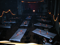 Der Saal von hinten